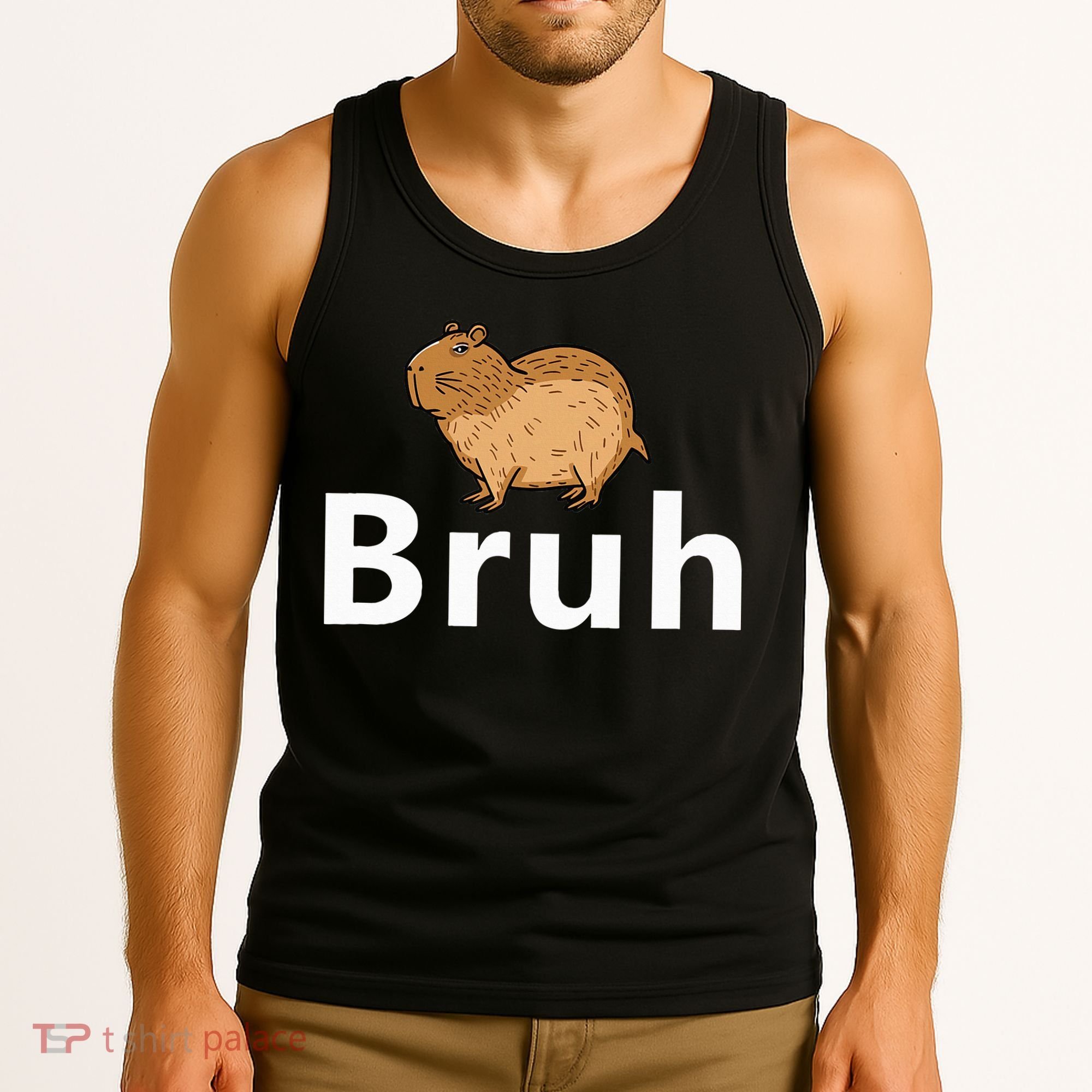 Capybara Bruh Tank Top