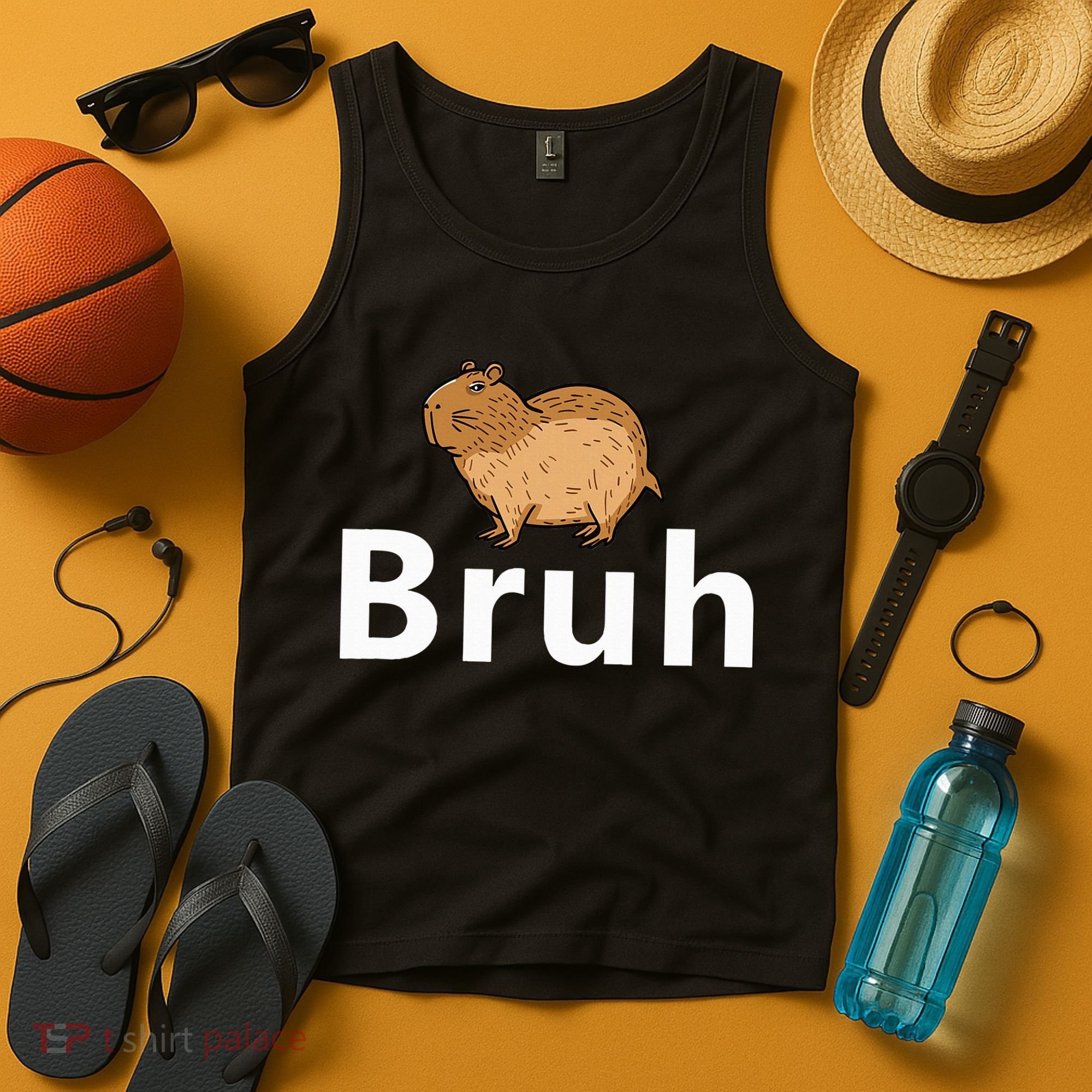 Capybara Bruh Tank Top