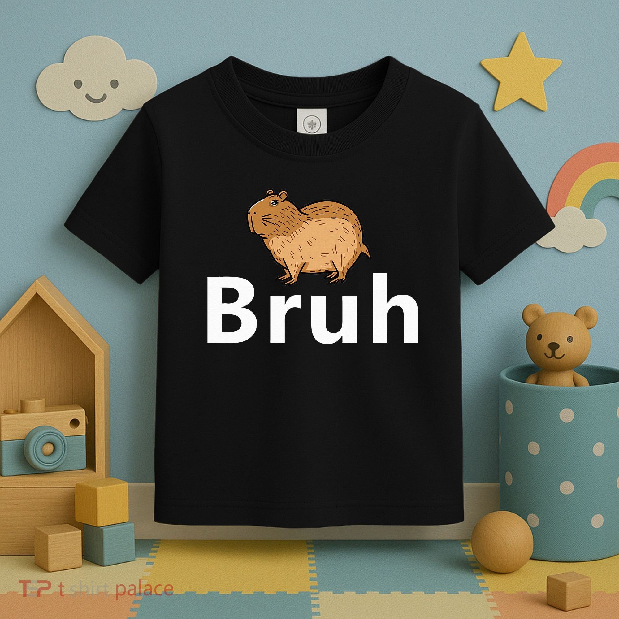 Capybara Bruh Toddler T-Shirt