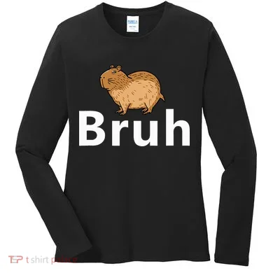Capybara Bruh Women's Long Sleeve Shirt