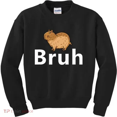Capybara Bruh Kids Sweatshirt