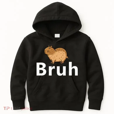 Capybara Bruh Kids Hoodie
