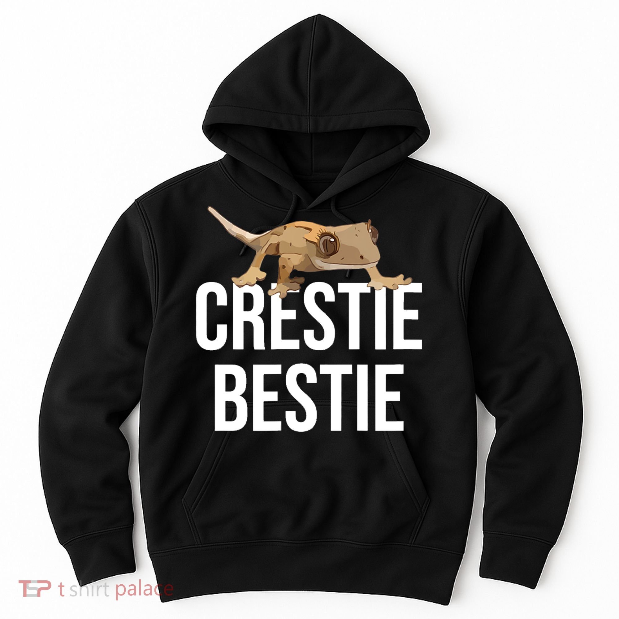 Crestie Bestie Crested Gecko Reptile Lizard Pet Lover Gift TShirt Hoodie