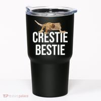 Crestie Bestie Crested Gecko Reptile Lizard Pet Lover Gift TShirt Tumbler thumb 0