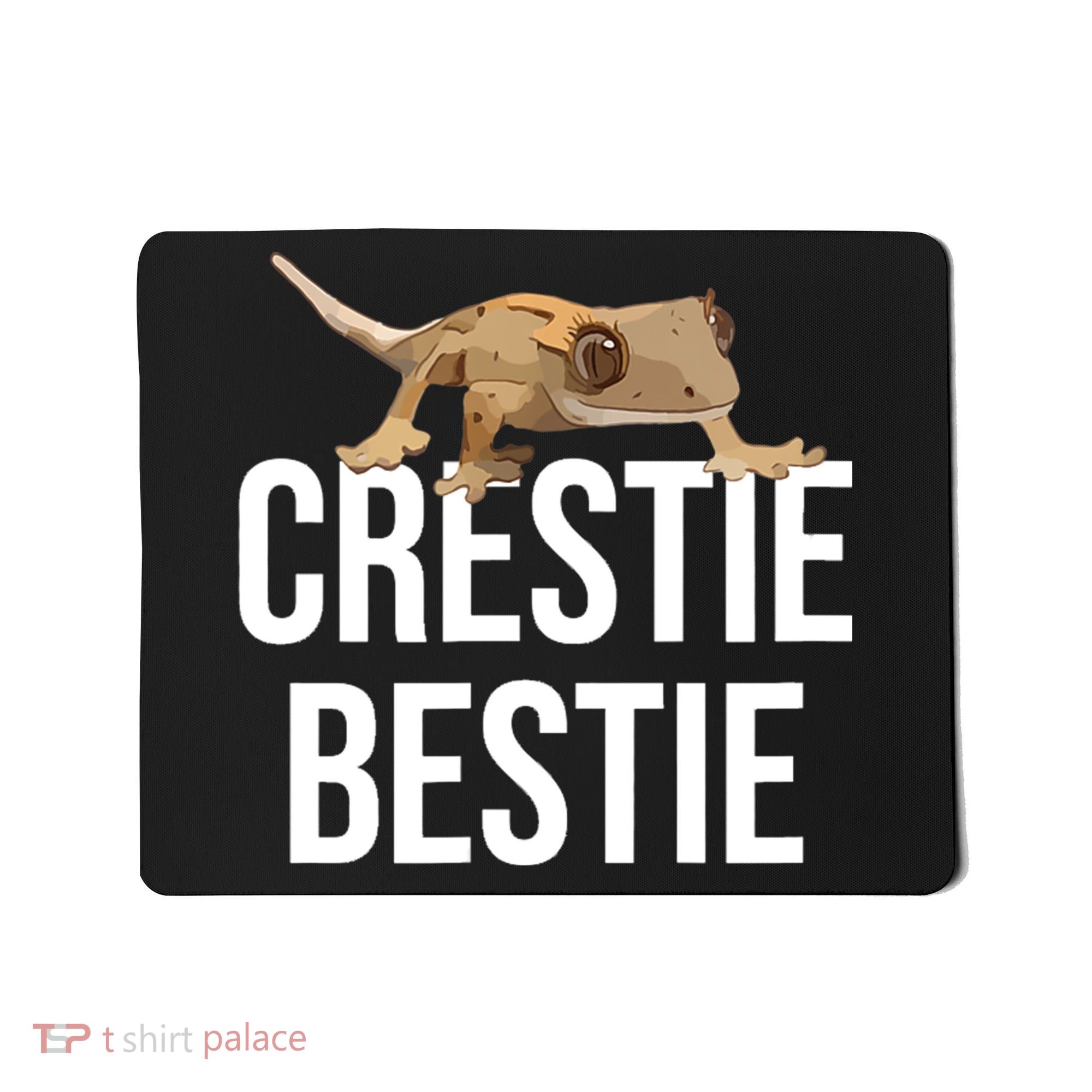 Crestie Bestie Crested Gecko Reptile Lizard Pet Lover Gift TShirt Mousepad
