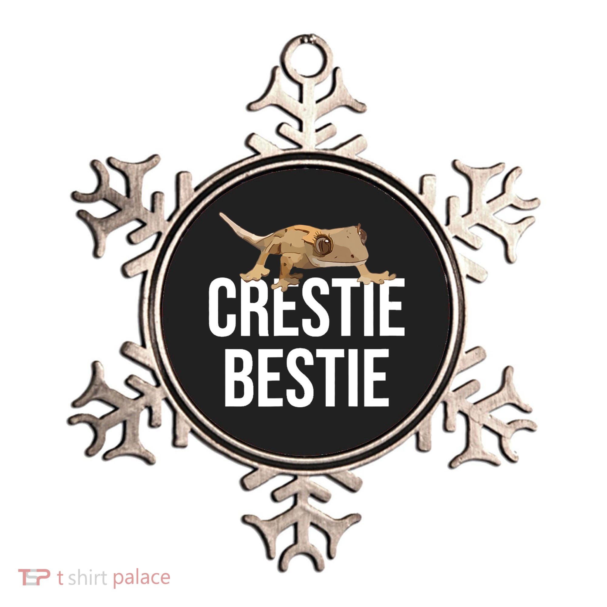 Crestie Bestie Crested Gecko Reptile Lizard Pet Lover Gift TShirt Ornament