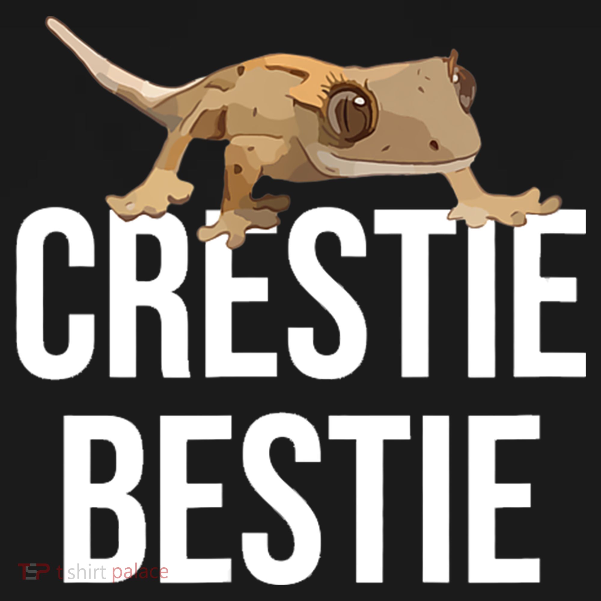 Crestie Bestie Crested Gecko Reptile Lizard Pet Lover Gift TShirt Women's Tank Top