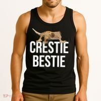 Crestie Bestie Crested Gecko Reptile Lizard Pet Lover Gift TShirt Tank Top thumb 3