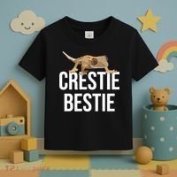 Crestie Bestie Crested Gecko Reptile Lizard Pet Lover Gift TShirt Toddler T-Shirt thumb 3