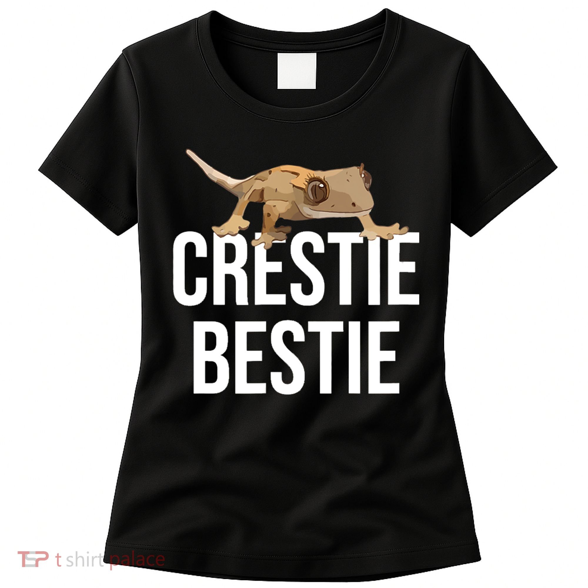 Crestie Bestie Crested Gecko Reptile Lizard Pet Lover Gift TShirt Women's T-Shirt