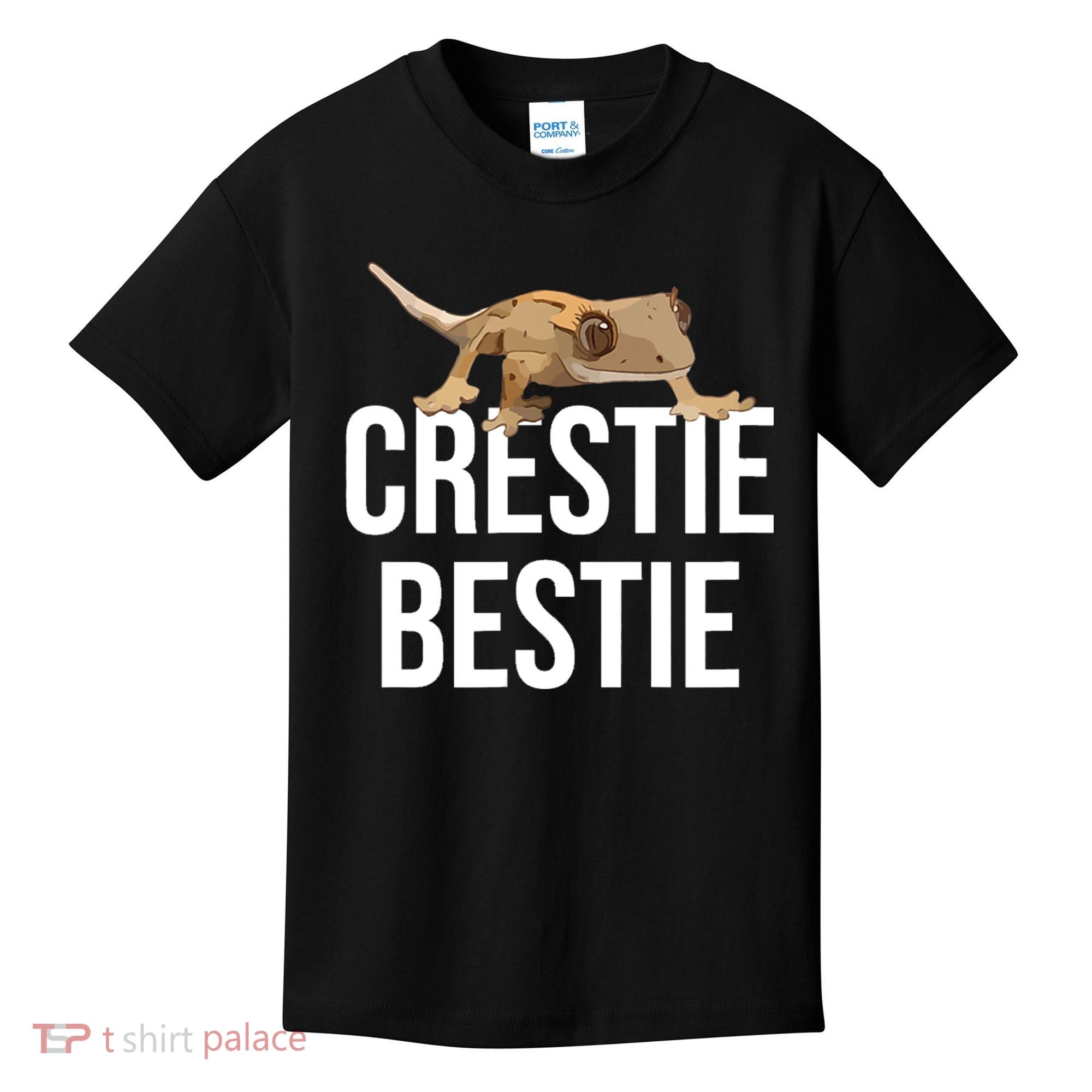Crestie Bestie Crested Gecko Reptile Lizard Pet Lover Gift TShirt Kids T-Shirt