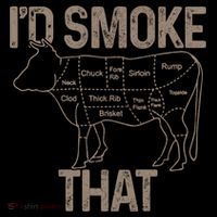 Chef Butcher Cook Bbq I'd Smoke That Cow Beef Funny Gift Coffee Mug thumb 5