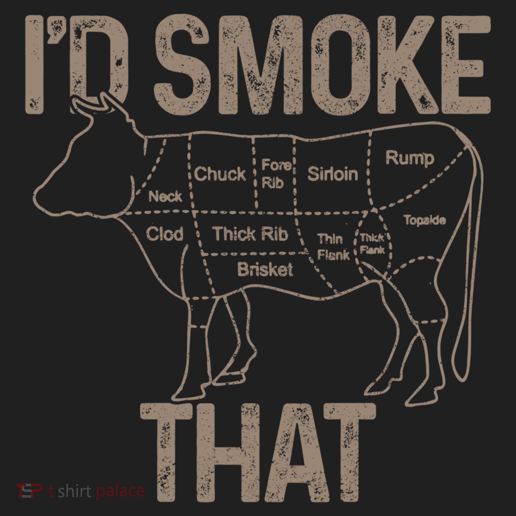 Chef Butcher Cook Bbq I'd Smoke That Cow Beef Funny Gift Hat