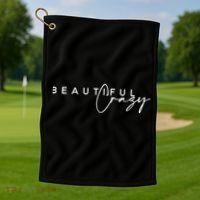 Crazy Beautiful Country Music Gift Golf Towel thumb 1