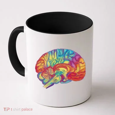 Colorful Brain Coffee Mug
