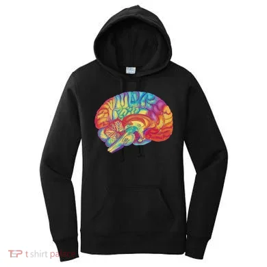 Colorful Brain Women's Hoodie