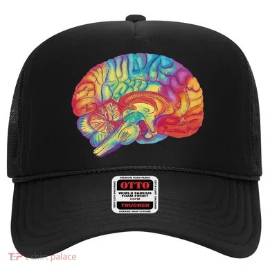 Colorful Brain Hat
