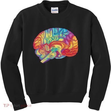 Colorful Brain Kids Sweatshirt