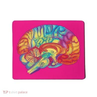 Colorful Brain Mousepad