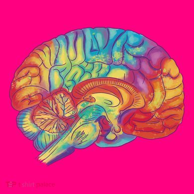 Colorful Brain Premium T-Shirt