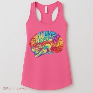 Colorful Brain Women's Tank Top