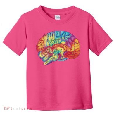 Colorful Brain Toddler T-Shirt