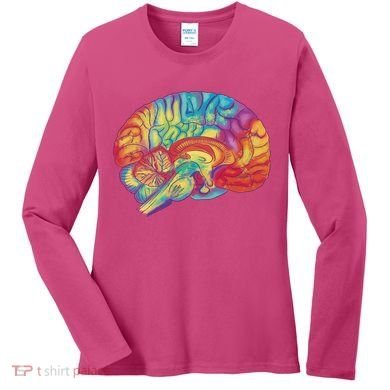 Colorful Brain Women's Long Sleeve Shirt