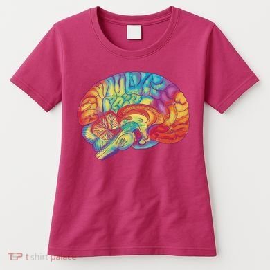 Colorful Brain Women's T-Shirt
