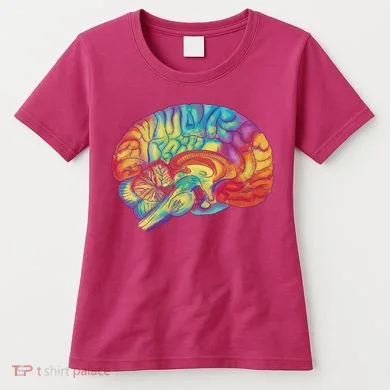 Colorful Brain Women's T-Shirt