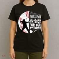 Cute Baseball Catcher Grandma Grandpa Grandson Quote Graphic T-Shirt thumb 4