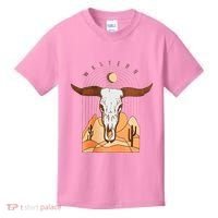 Cow Bull Cattle Skull Head Western Kids T-Shirt thumb 0