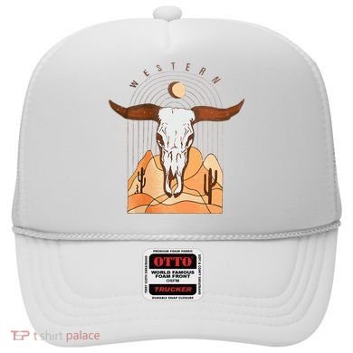 Cow Bull Cattle Skull Head Western Hat