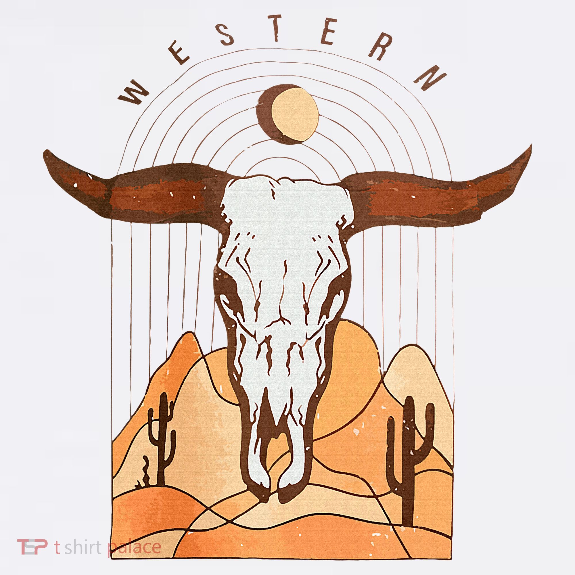 Cow Bull Cattle Skull Head Western Hat