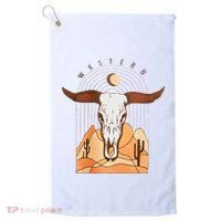 Cow Bull Cattle Skull Head Western Golf Towel thumb 0