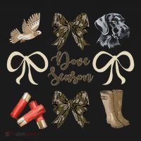 Camo Bow Coquette Dove Season Hunting Dove Hunter Hunt Girl Gift Coaster thumb 2