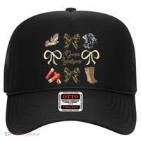 Camo Bow Coquette Dove Season Hunting Dove Hunter Hunt Girl Gift Hat thumb 0