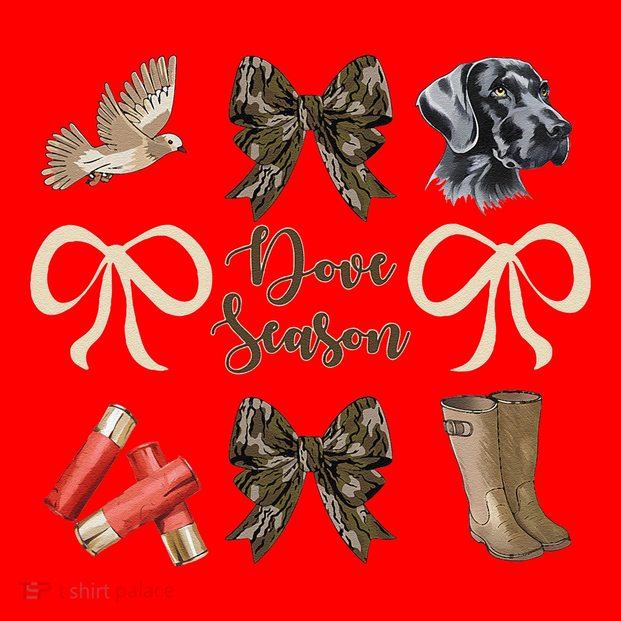 Camo Bow Coquette Dove Season Hunting Dove Hunter Hunt Girl Gift Santa Hat