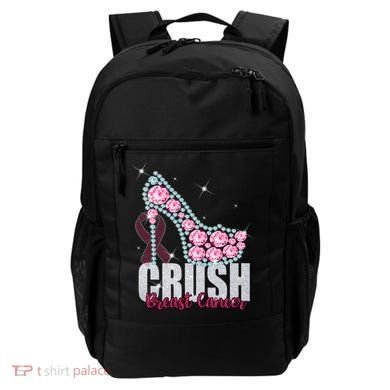 Crush Breast Cancer Cute Sparkly Design Backpack