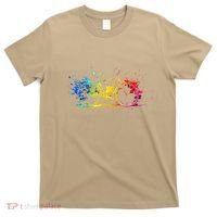 Colorful Bicycle Cycling Biking Cyclist Bicycling T-Shirt thumb 0