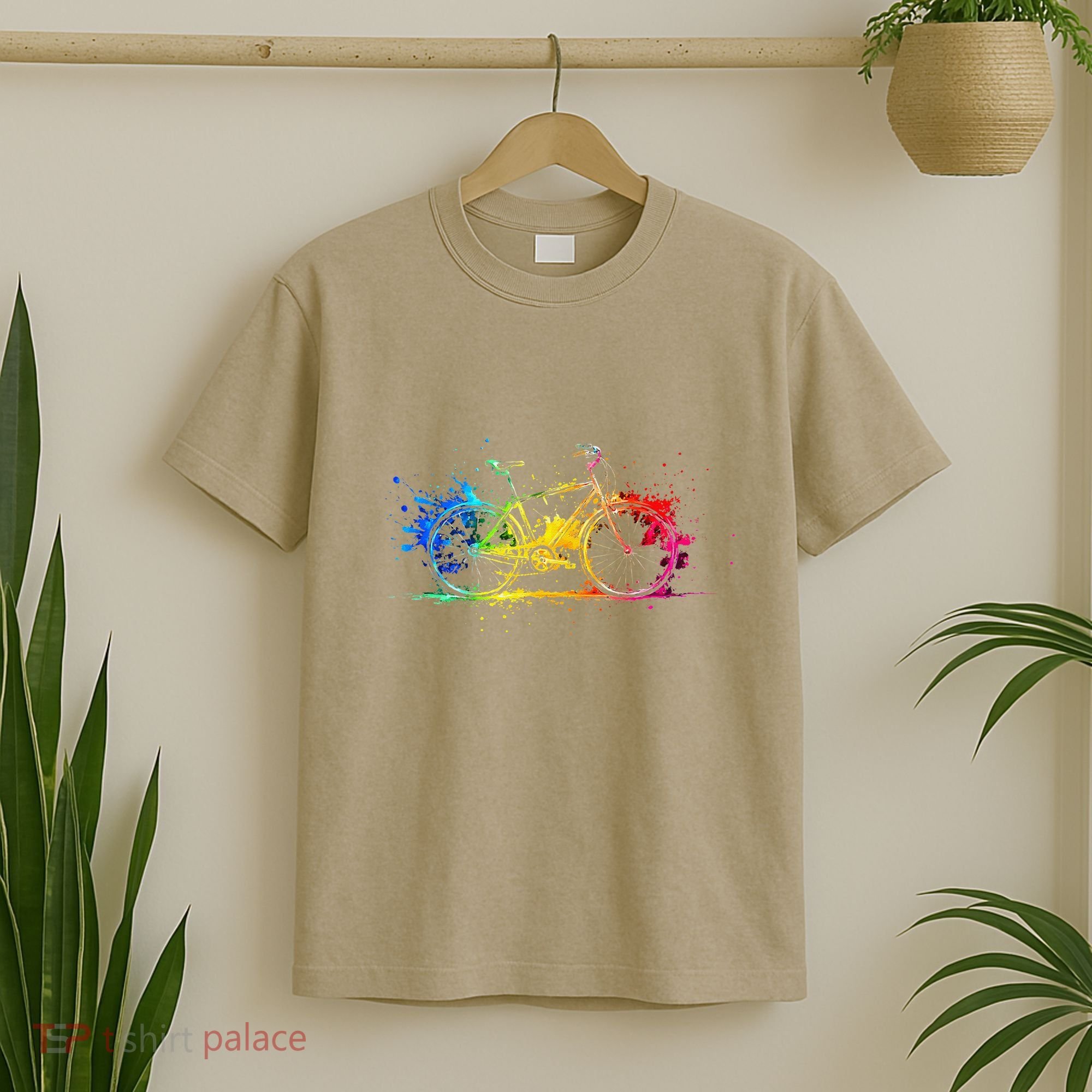 Colorful Bicycle Cycling Biking Cyclist Bicycling T-Shirt