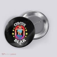 Circus Bear Circus Birthday Party Circus Costume Button thumb 0