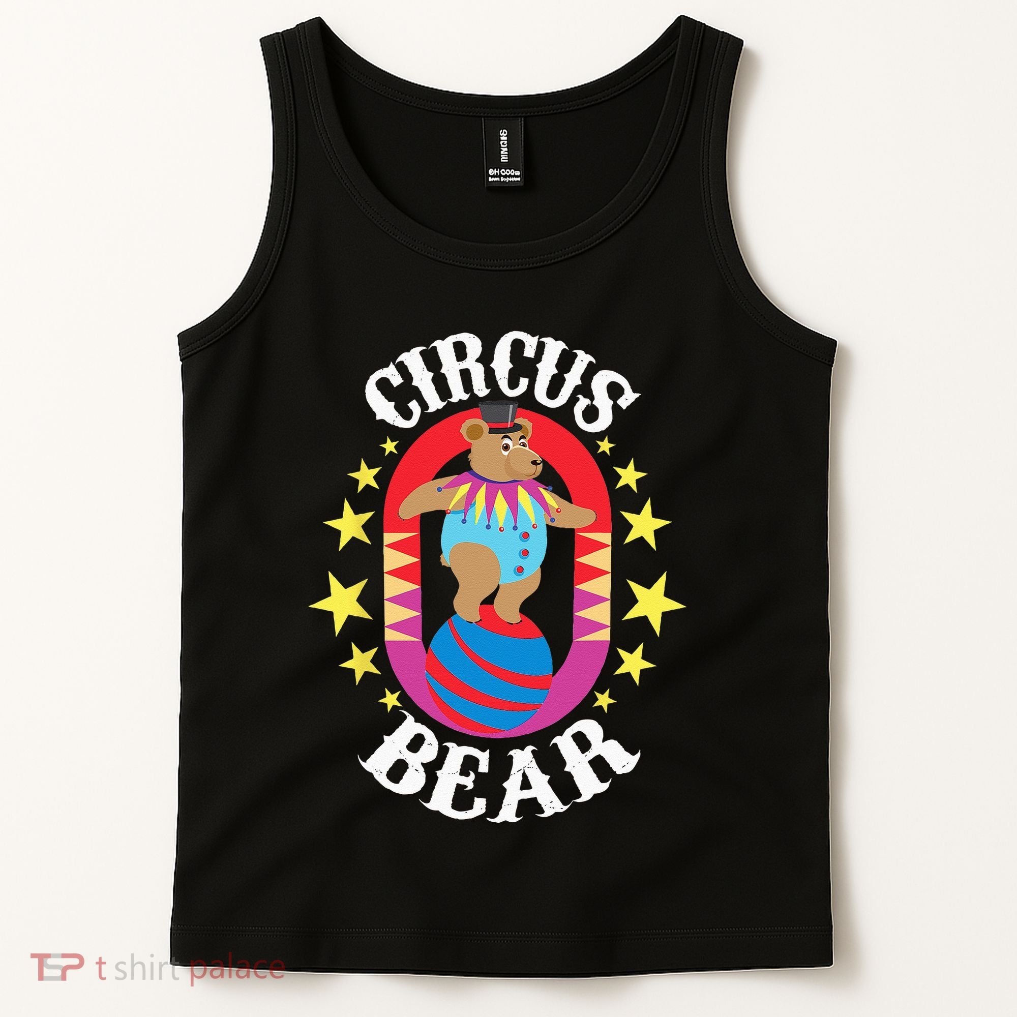Circus Bear Circus Birthday Party Circus Costume Tank Top
