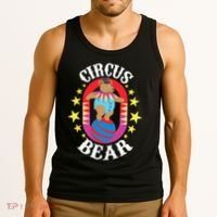 Circus Bear Circus Birthday Party Circus Costume Tank Top thumb 3
