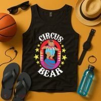 Circus Bear Circus Birthday Party Circus Costume Tank Top thumb 4