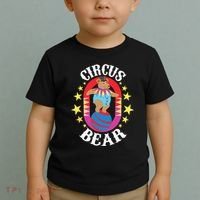 Circus Bear Circus Birthday Party Circus Costume Toddler T-Shirt thumb 2