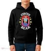 Circus Bear Circus Birthday Party Circus Costume Kids Hoodie thumb 4
