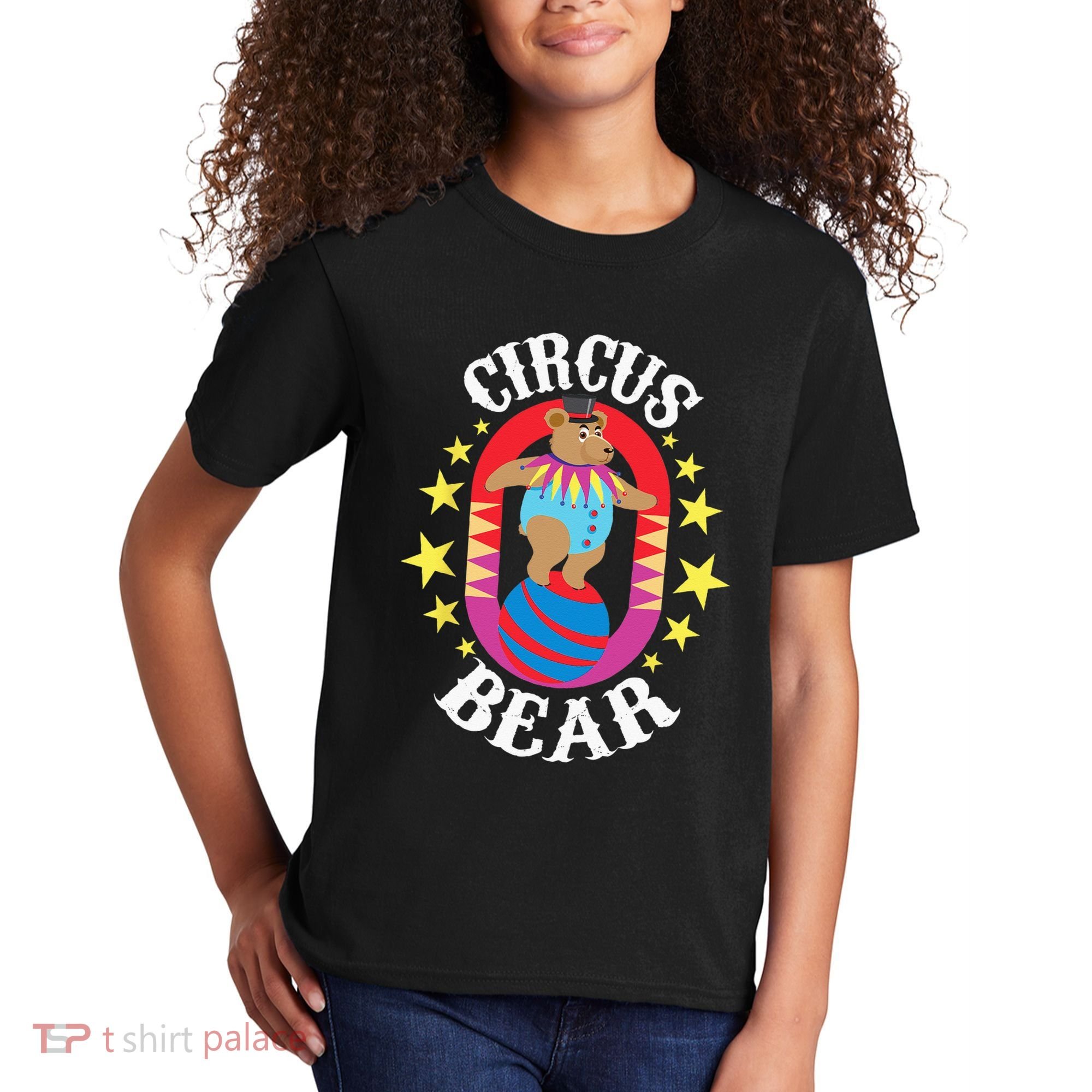 Circus Bear Circus Birthday Party Circus Costume Kids T-Shirt