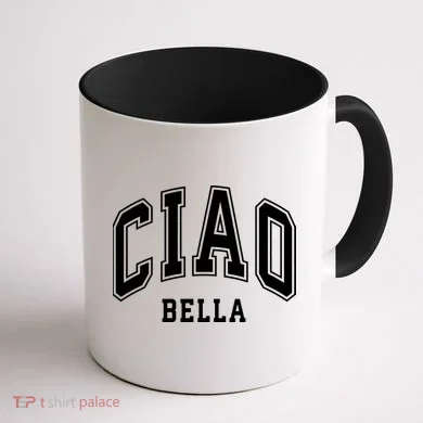 Ciao Bella Coffee Mug back
