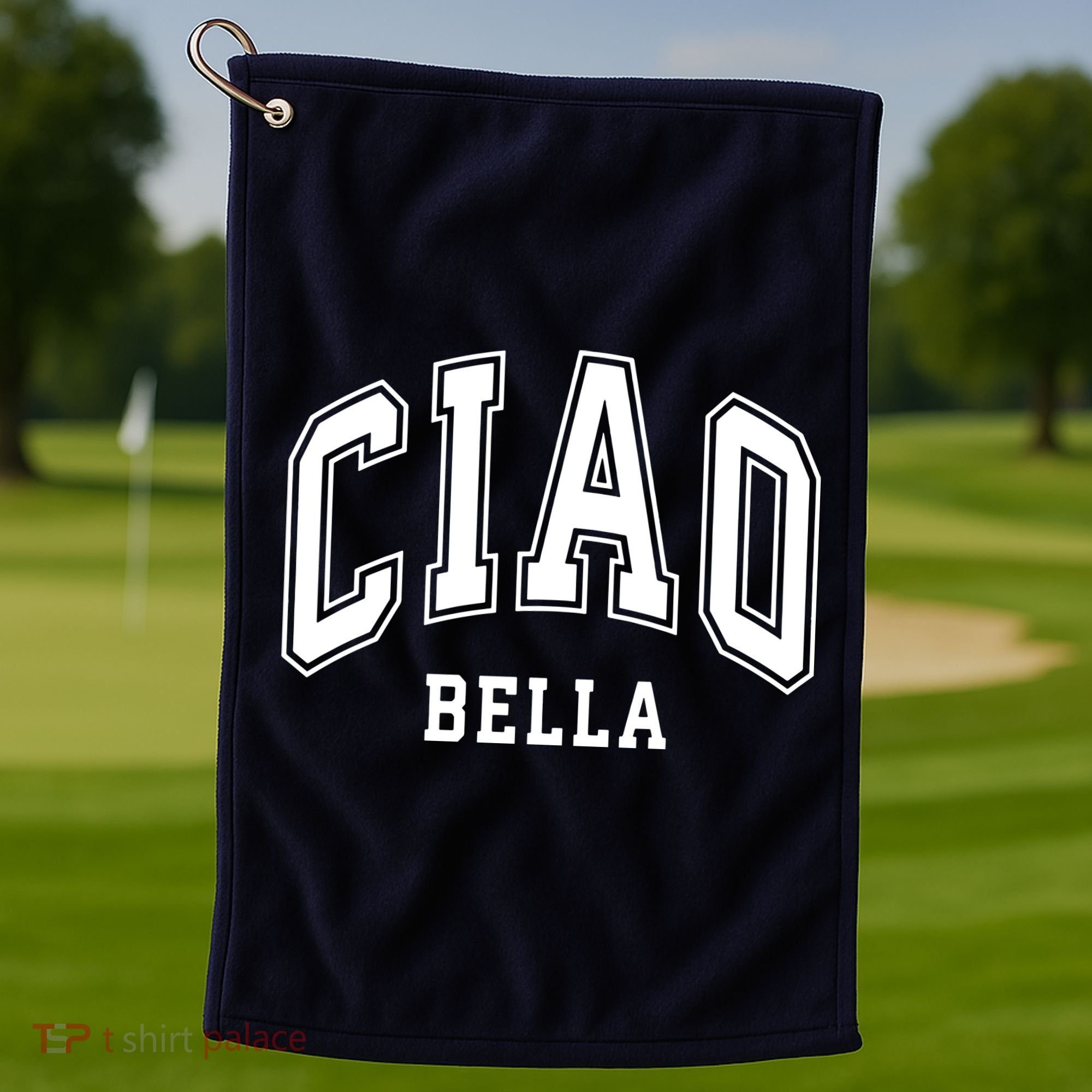 Ciao Bella Golf Towel