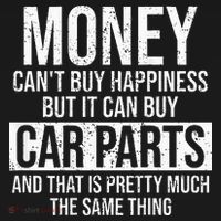 Can Buy Car Parts Funny Car Guy Car Lover Auto Mechanic Gift Polo thumb 3